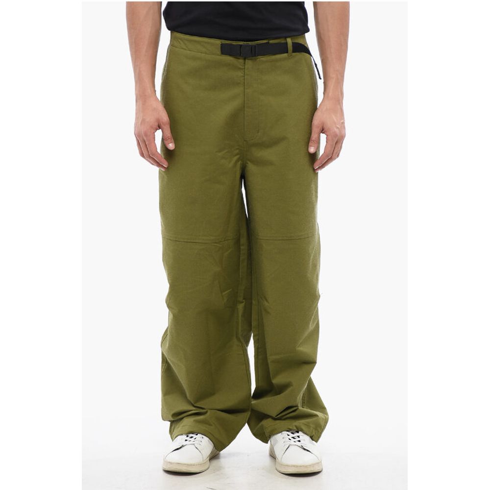 The North Face Stretch Fabric Pants with Integrated Belt and Drawstring Hem