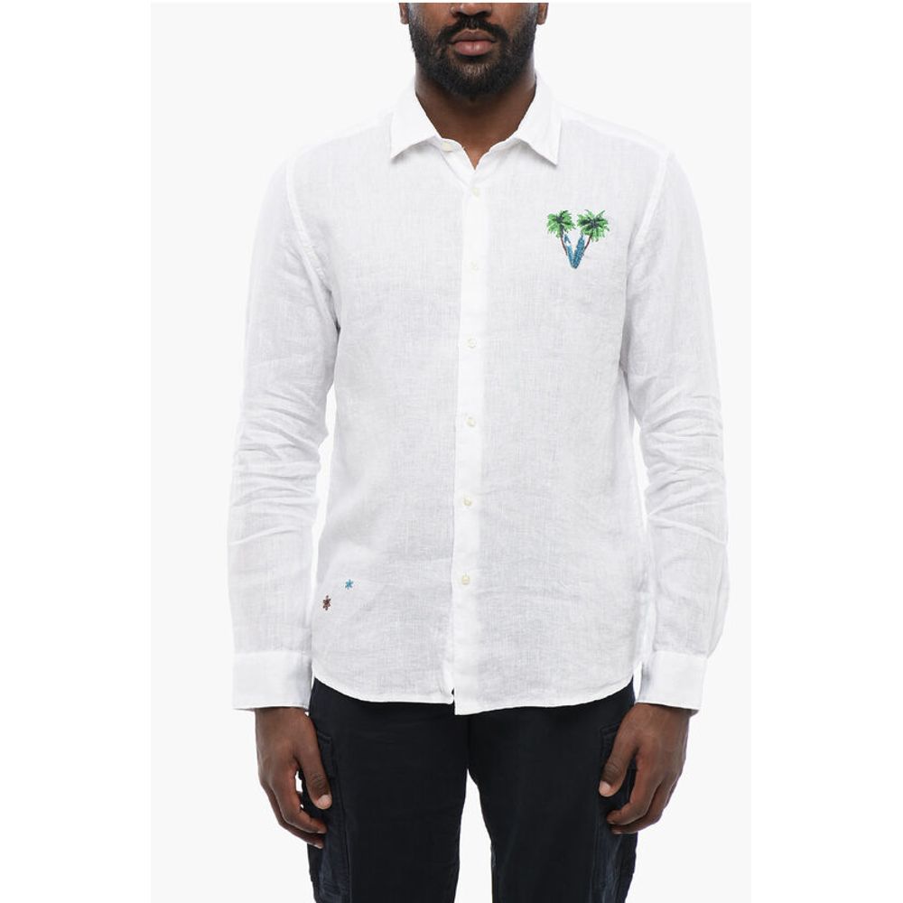 Altea Embroidered Linen Shirt