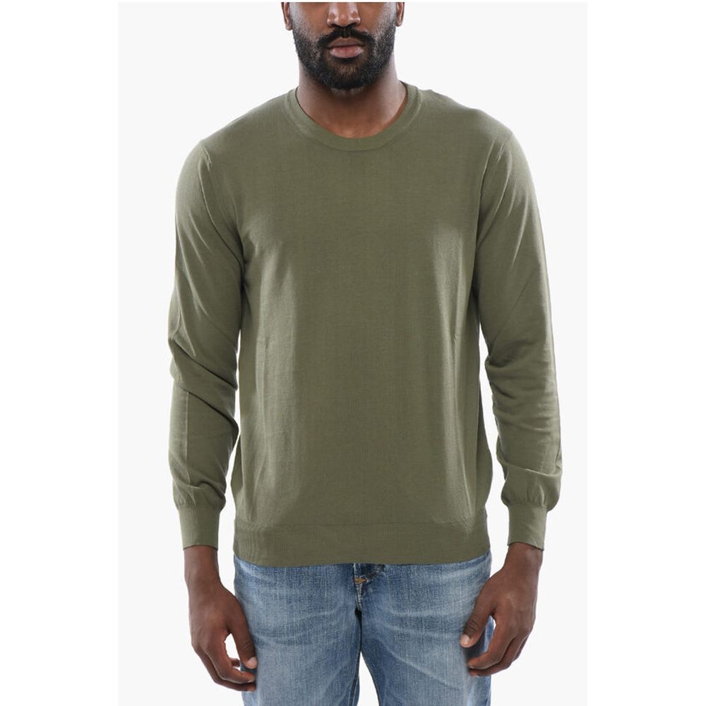 Altea Crepe Cotton Crewneck Sweater