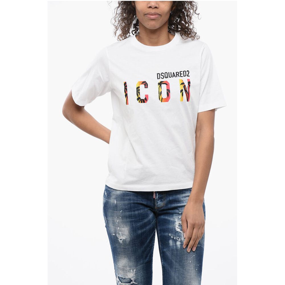 Dsquared² ICON Logo Printed Crew-neck T-Shirt