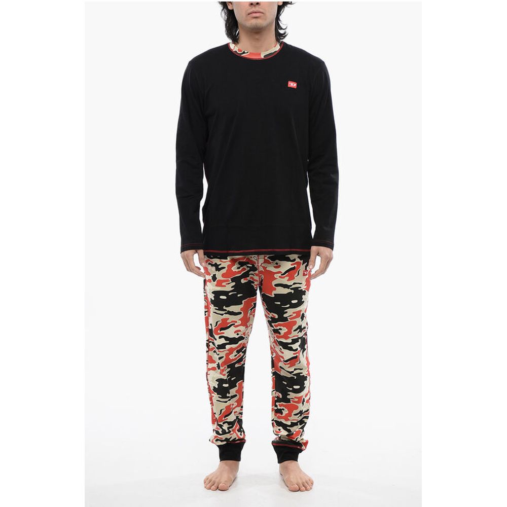 Diesel Stretch Cotton UMSET-WILLIAM Long Pyjamas Set