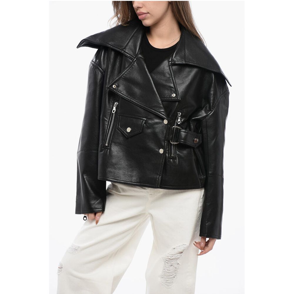 Nanushka Faux Leather ADO Biker Jacket