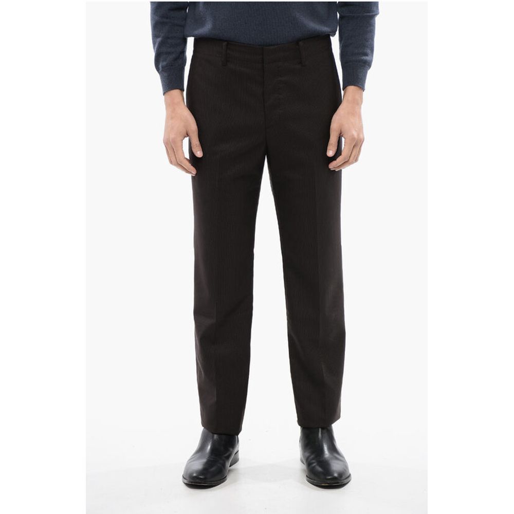 AllSaints Pinstriped Straight Fit THORPE Pants