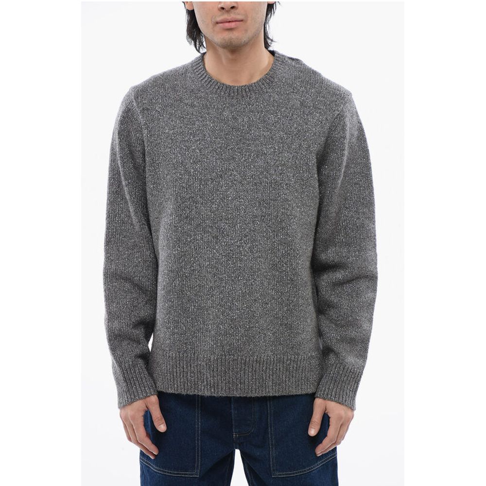 AllSaints Lurex and Wool Blend NEBULA Crew-neck Sweater