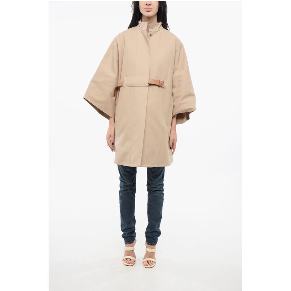 Max Mara Cotton BERTO Cape with Belt