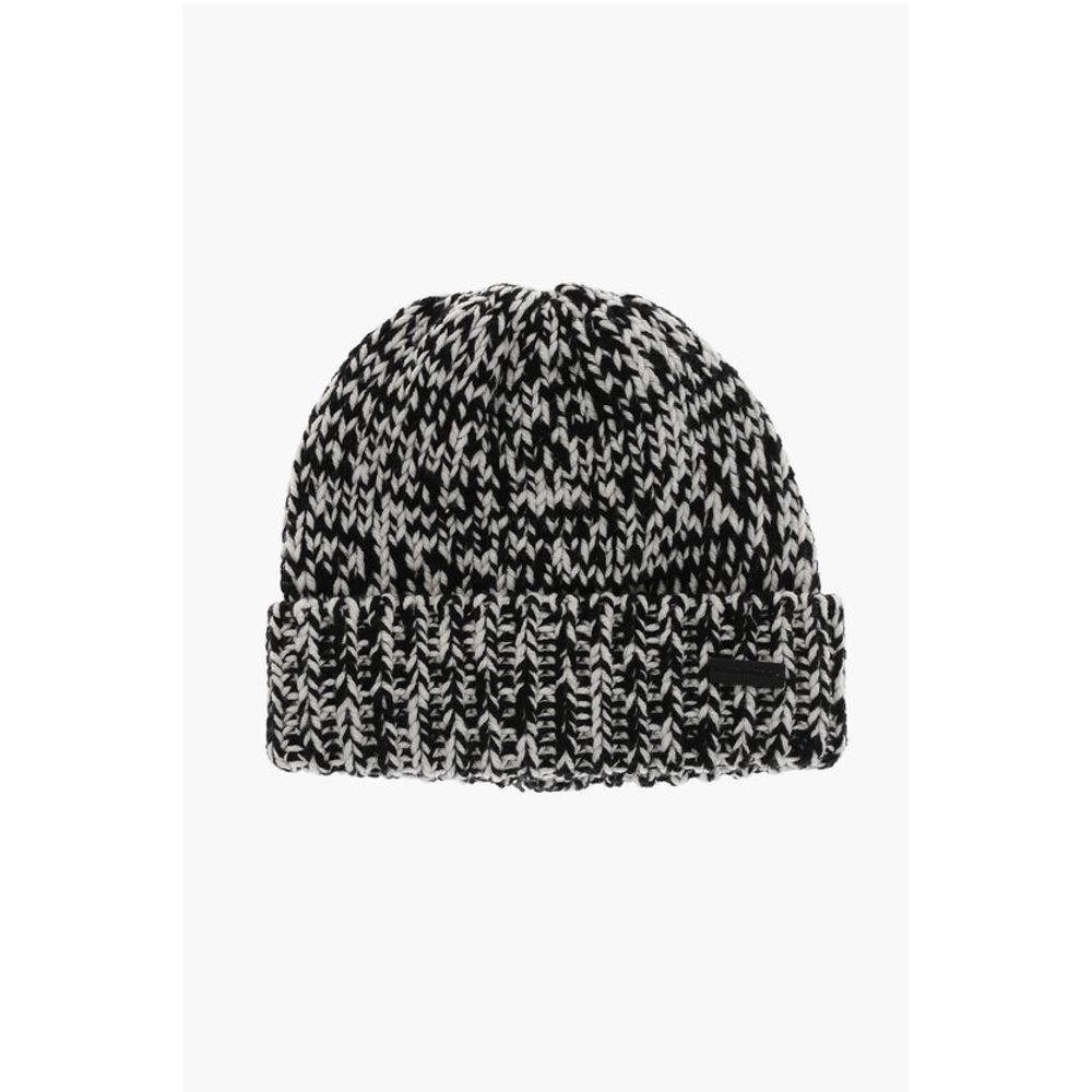 Saint Laurent Two-Tone Wool Beanie