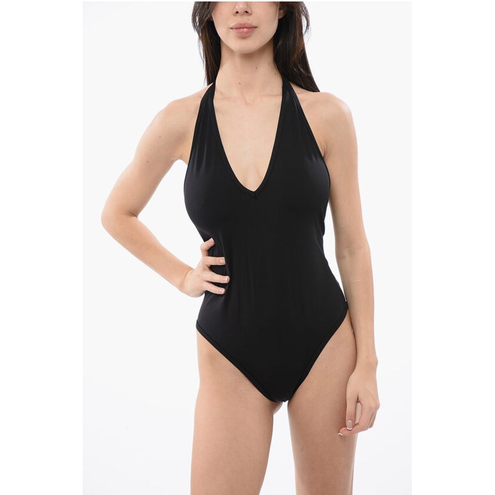 Bottega Veneta One-piece Swimsuit with Lace-up Detail