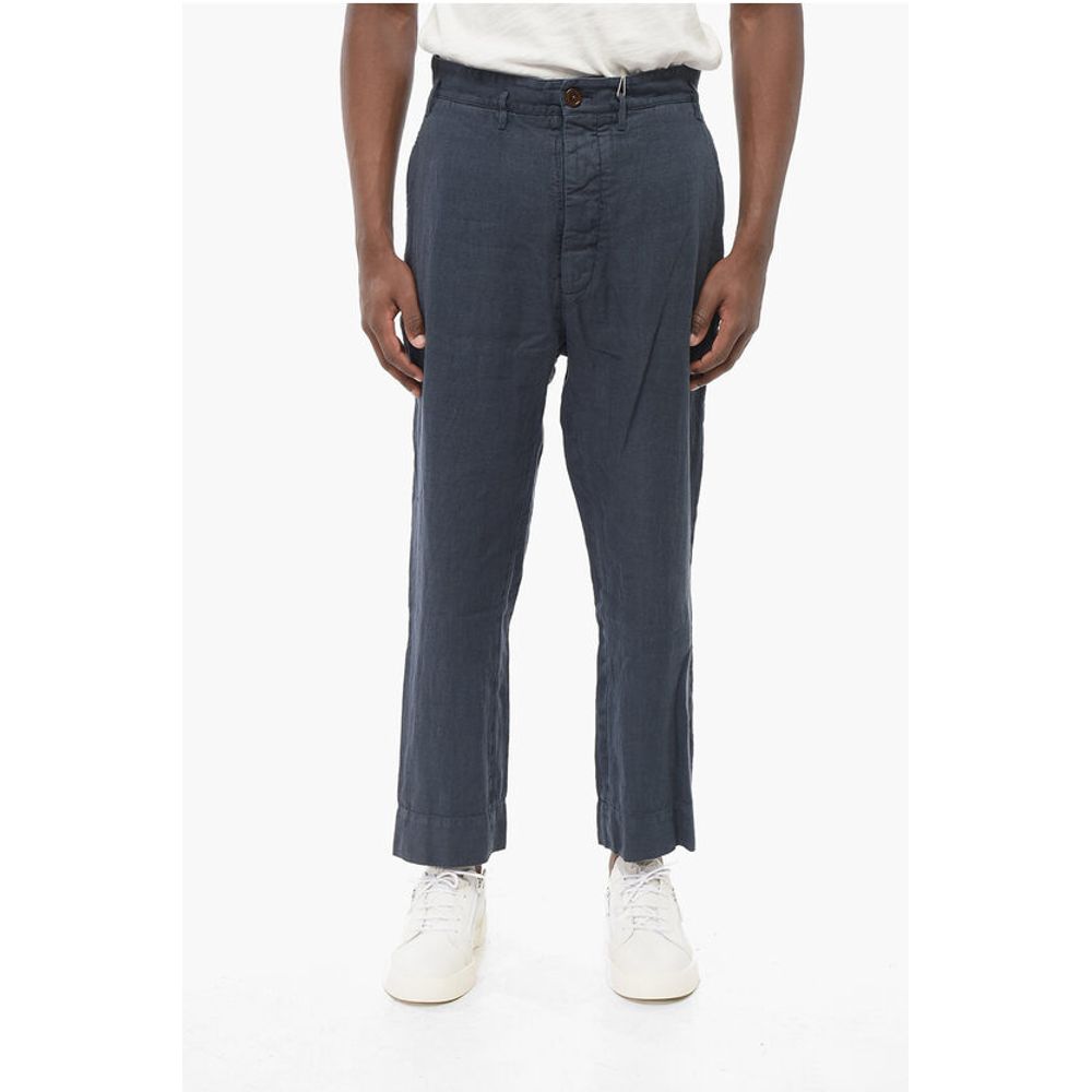 Vivienne Westwood Linen Cropped Fit Chinos Pants