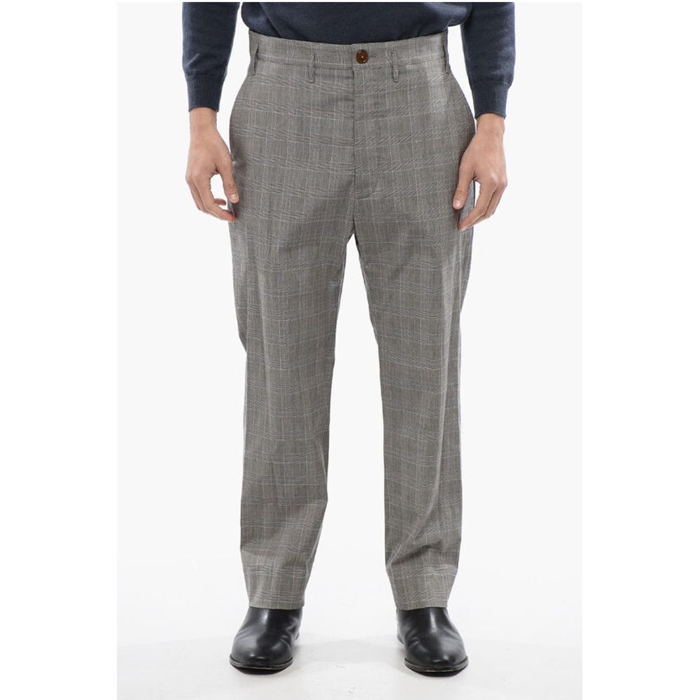 Vivienne Westwood Lightweight Cotton CRUISE Pants with Prince of Wales Motif