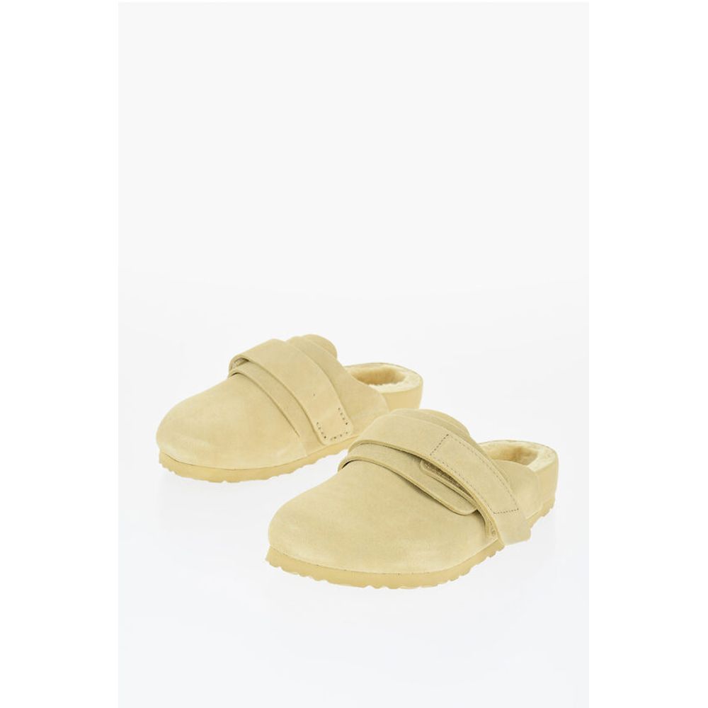 Birkenstock TEKLA Suede NAGOYA Sabot with Real Fur Inner