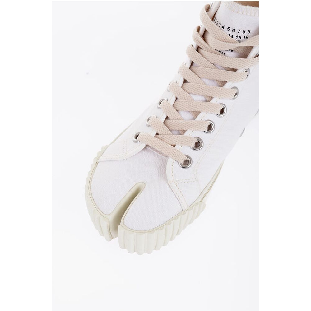 Maison Margiela MM22 Printed Canvas Tabi High-Top Sneakers