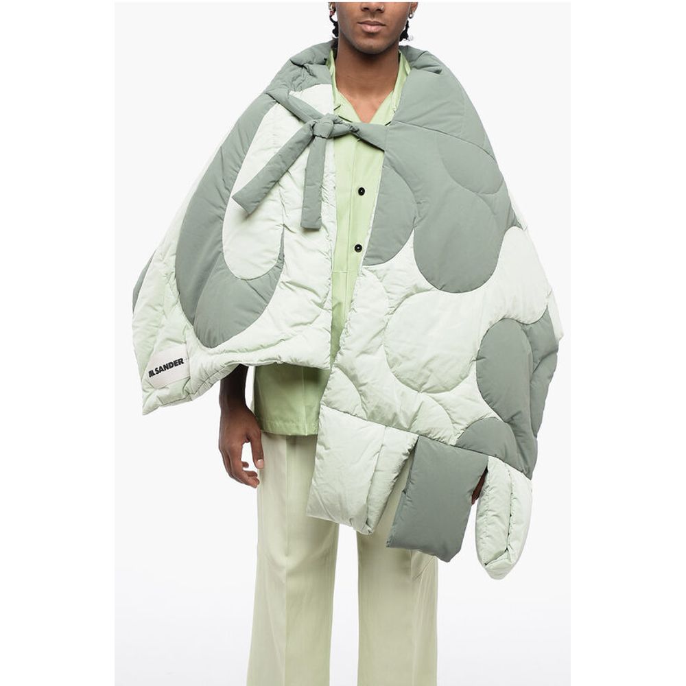 Jil Sander SAGE Quilted Stole with Hood