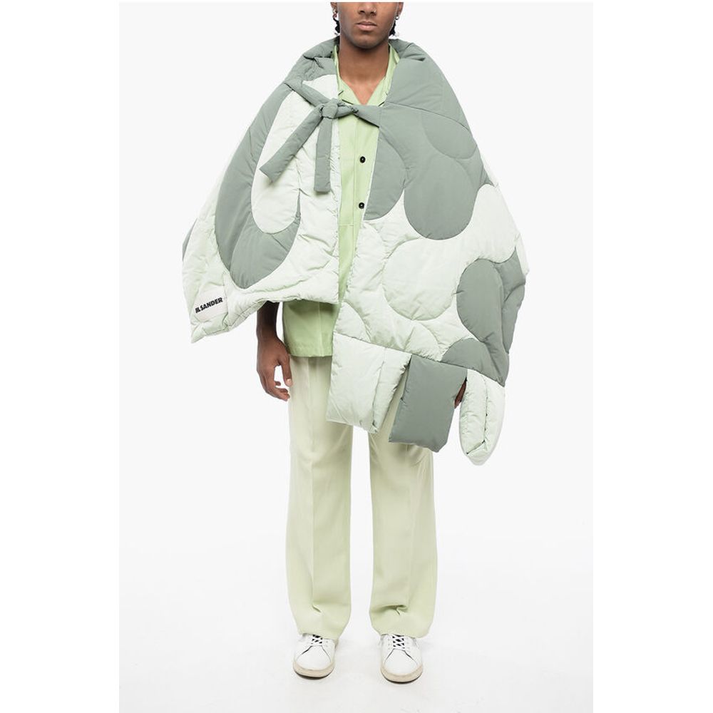 Jil Sander SAGE Quilted Stole with Hood