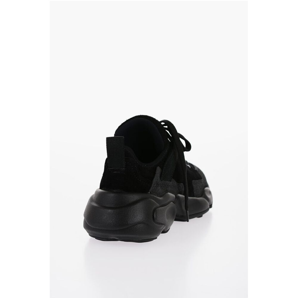 Jil Sander Suede HAIRY Sneakers with Chunky Sole