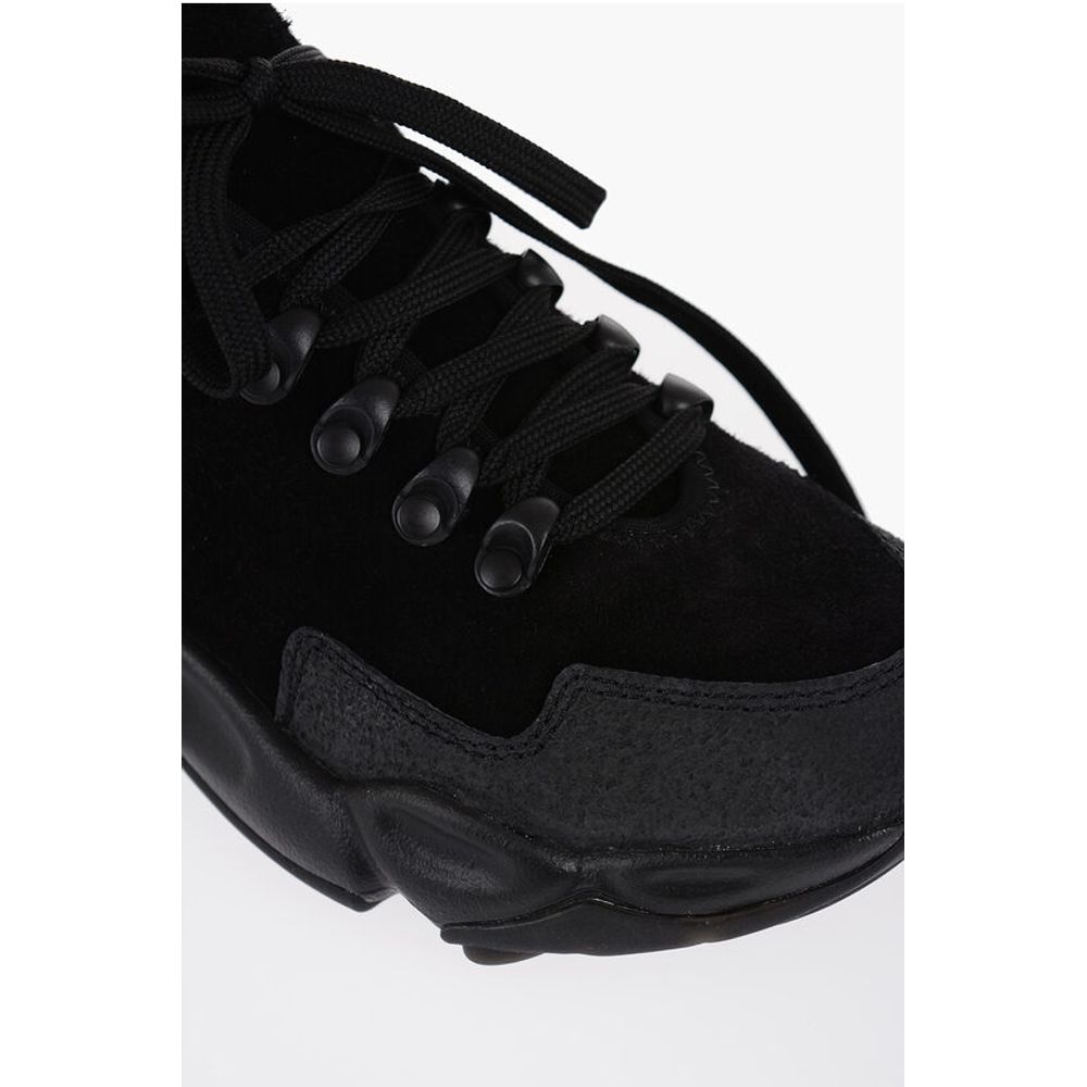 Jil Sander Suede HAIRY Sneakers with Chunky Sole