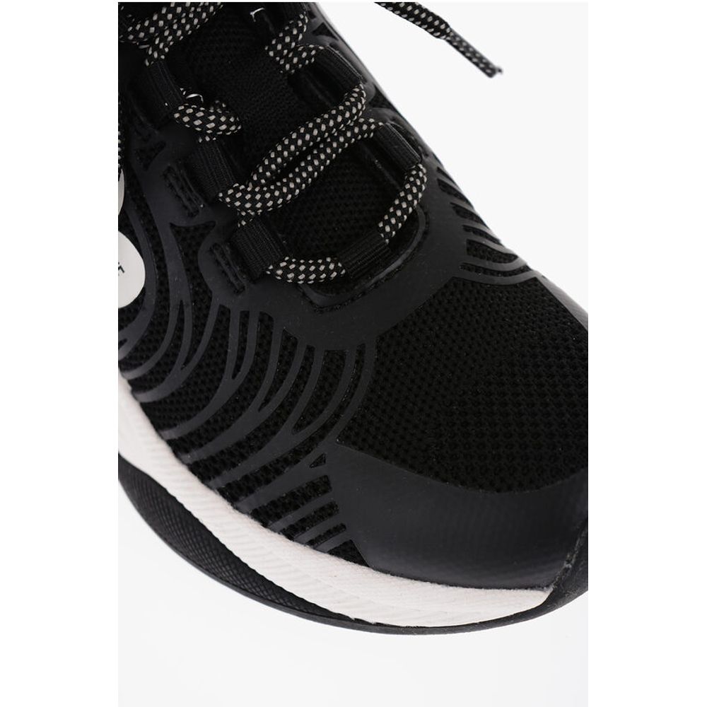 Moschino LOVE Mesh SPRINT50 Low-Top Sneakers with Contrast Detail
