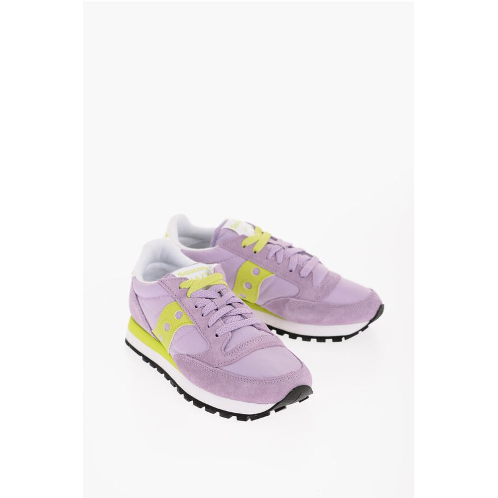 Saucony Suede and Nylon JAZZ ORIGINAL Low-Top Sneakers with Contrast