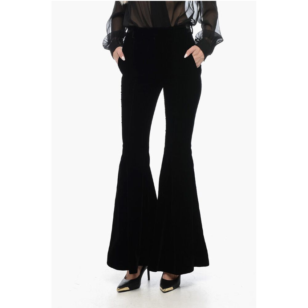 Saint Laurent Velvet Flared Pants