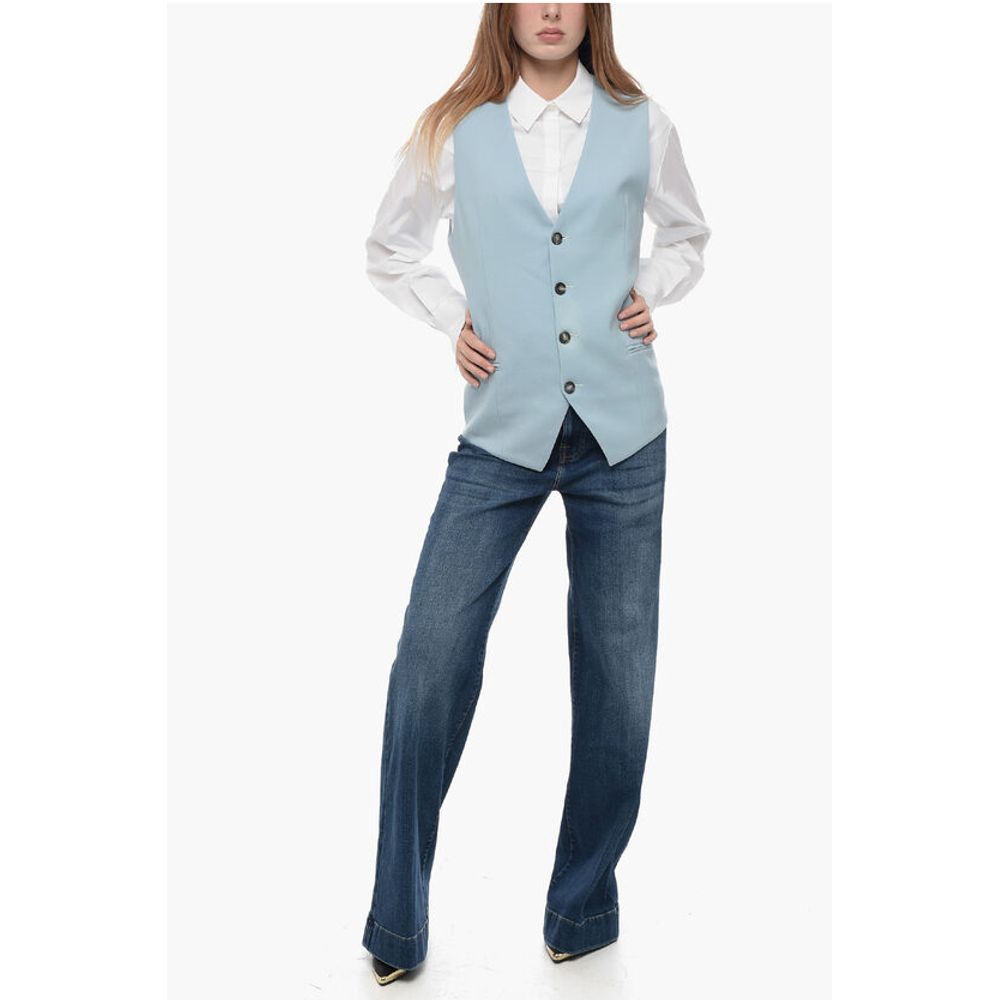 Ami Alexandre Mattiussi Virgin Wool Vest with Oversized Fit