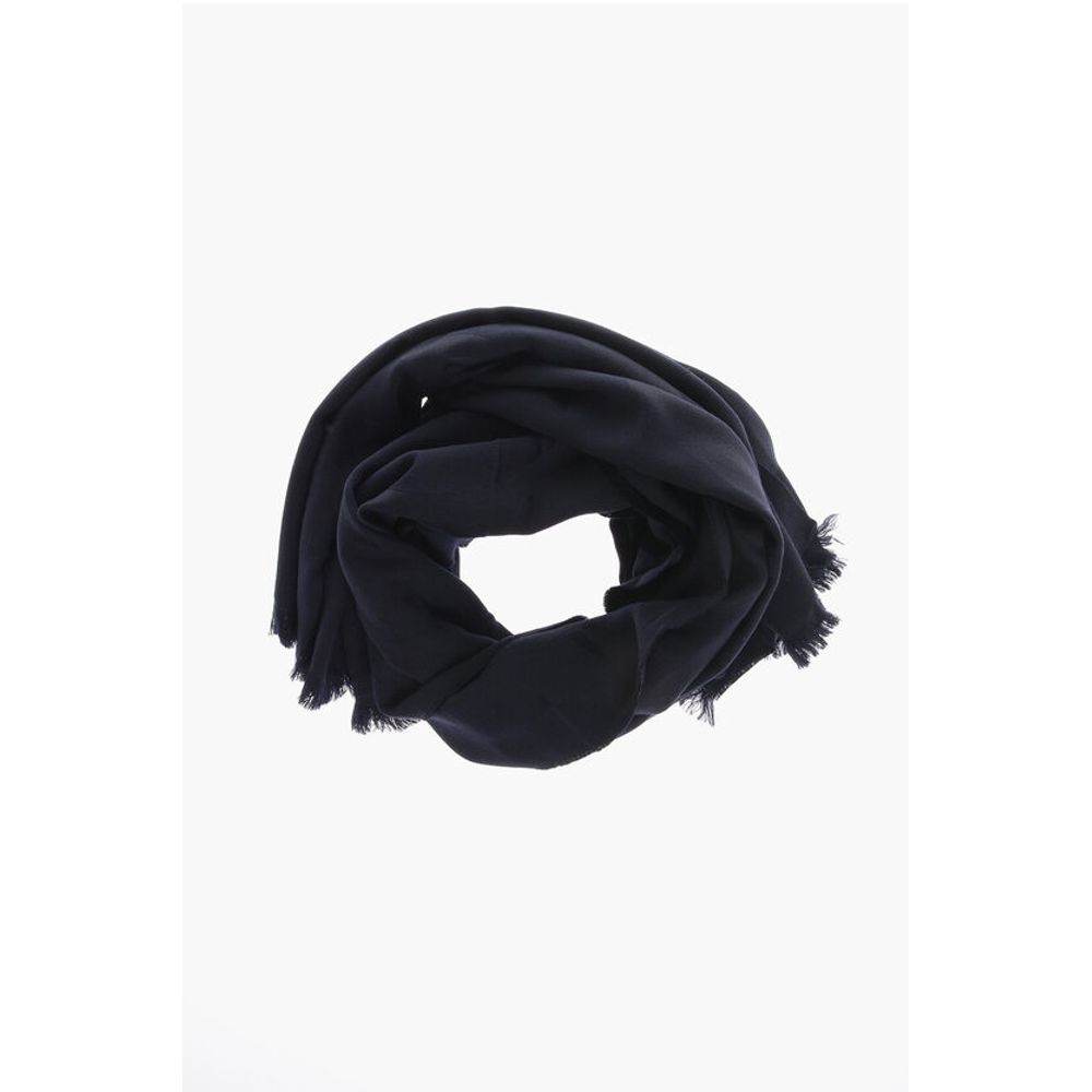 Saint Laurent Jaquard Foulard with Tone Sur Tone Logo
