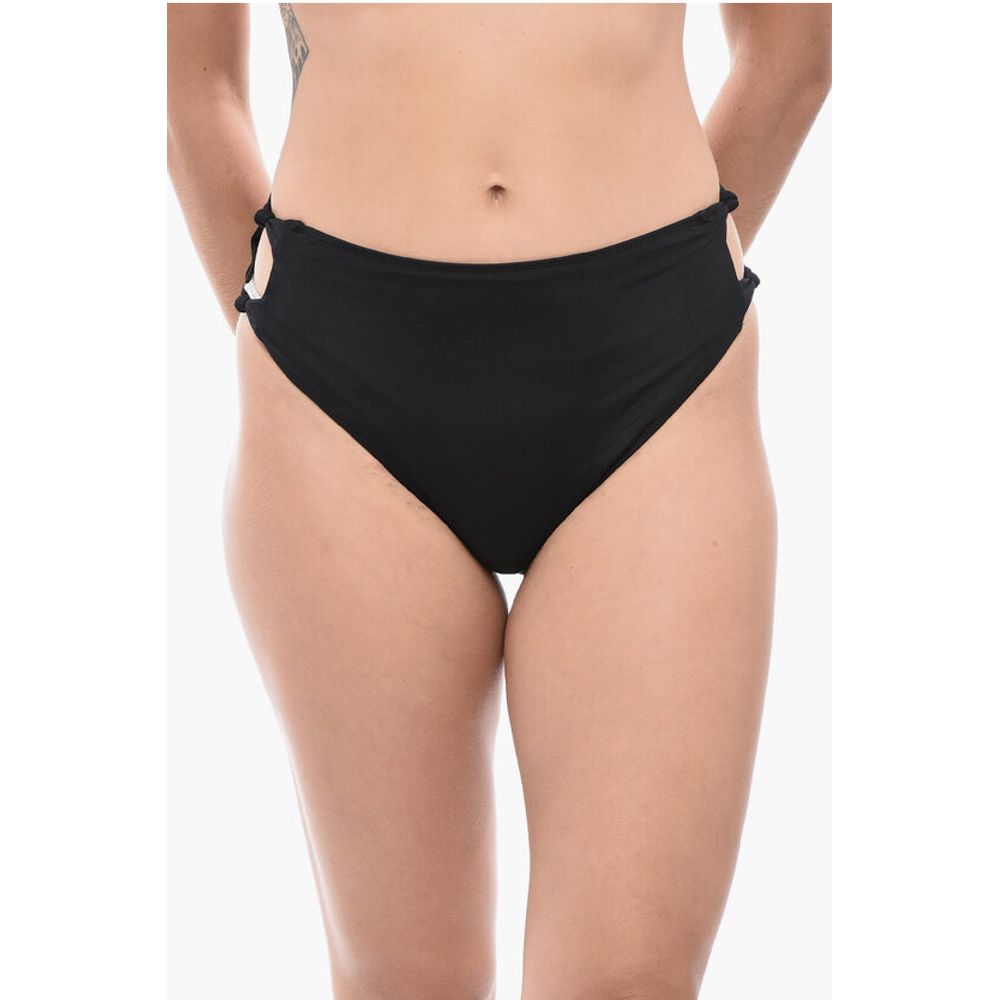 AllSaints High-Waisted EMMA Bikini Bottom with Cut-Out Detail on The S