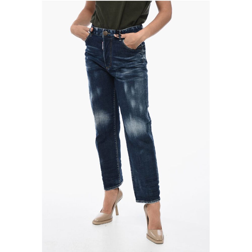 Dsquared² Boston Denims with Distressed Effect 20cm