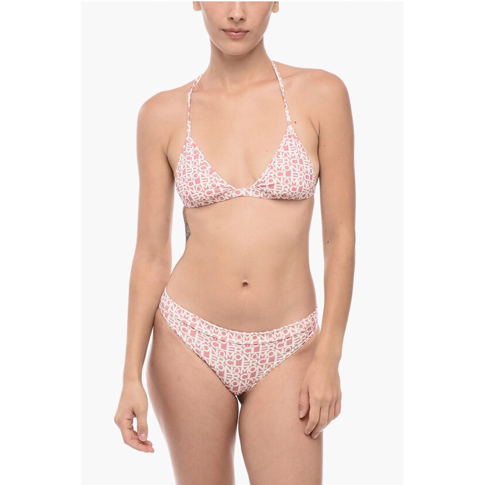 Moncler Logoed Bikini Set with Adjustable Straps