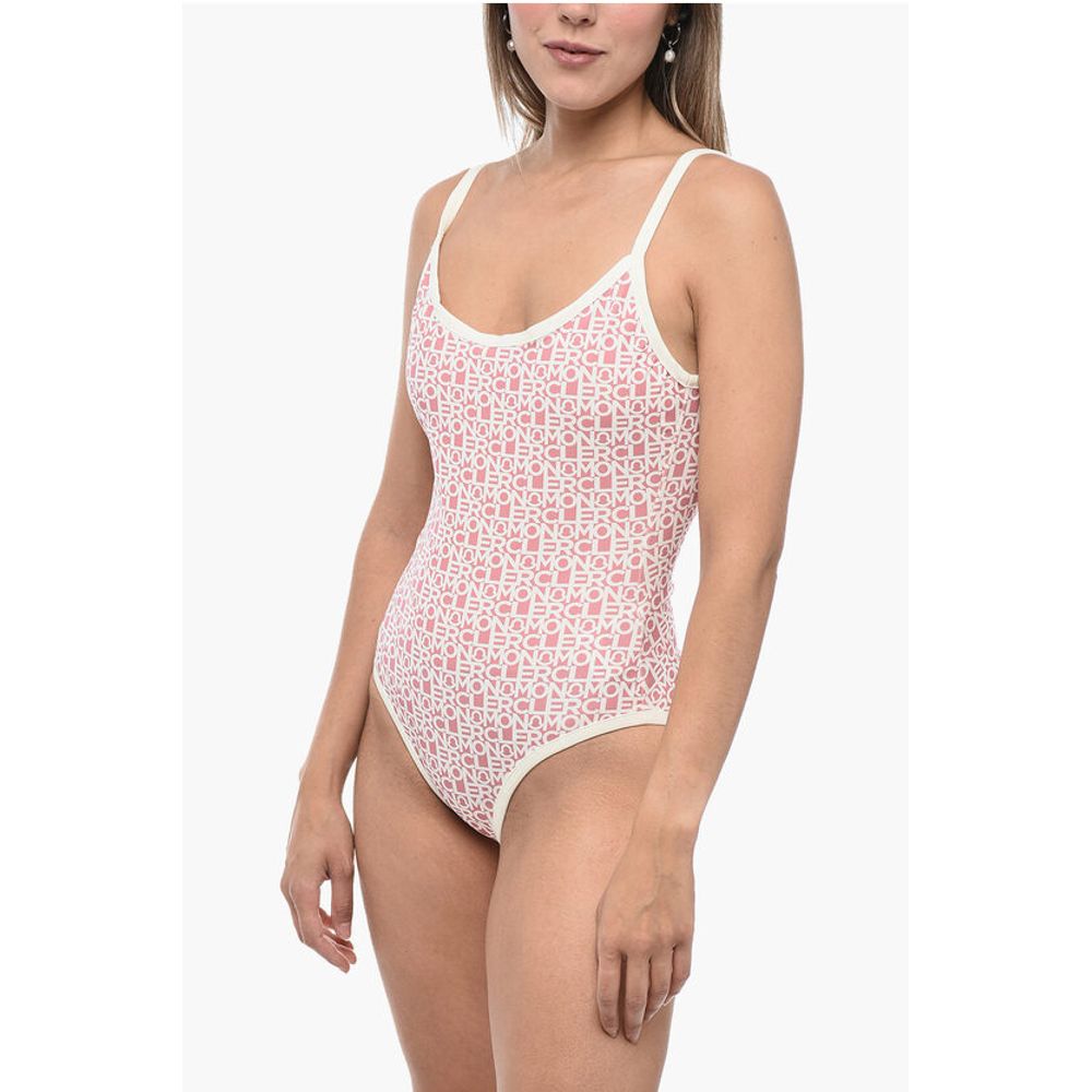 Moncler All-Over Logoed One-Piece Swimsuit