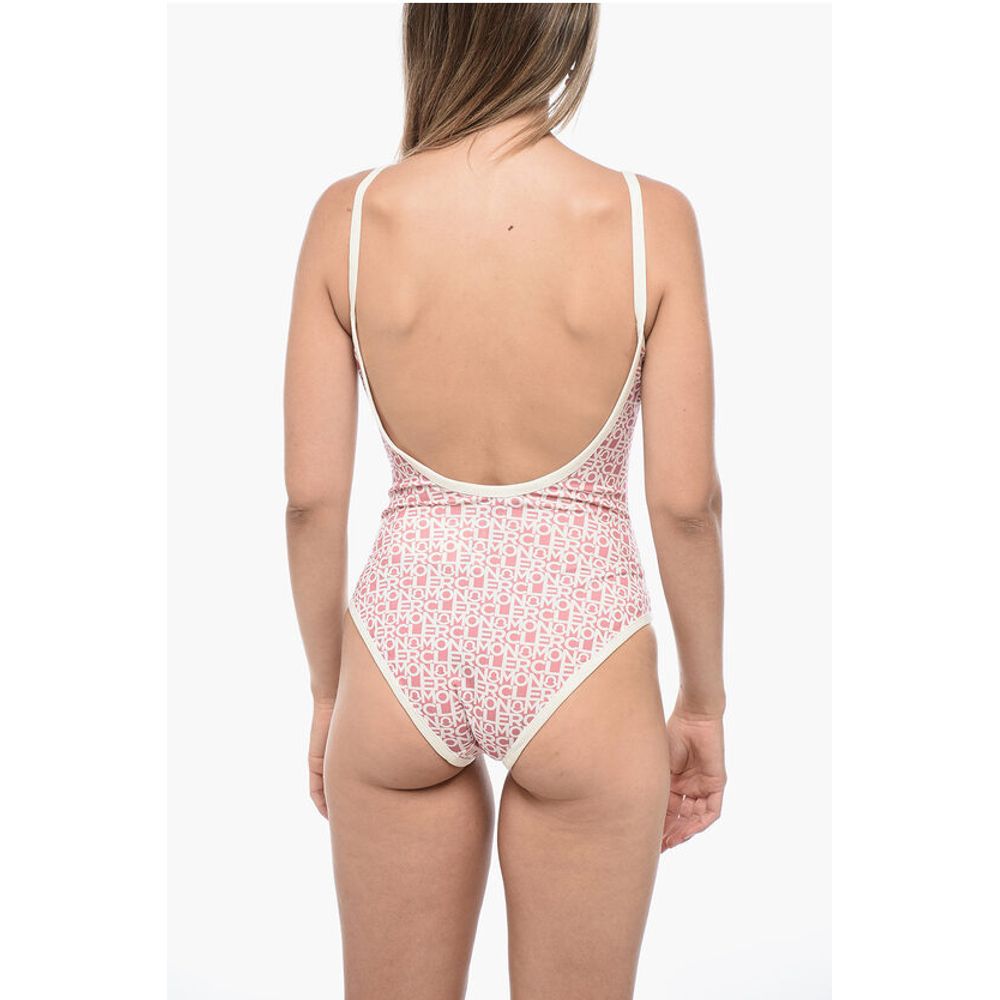 Moncler All-Over Logoed One-Piece Swimsuit