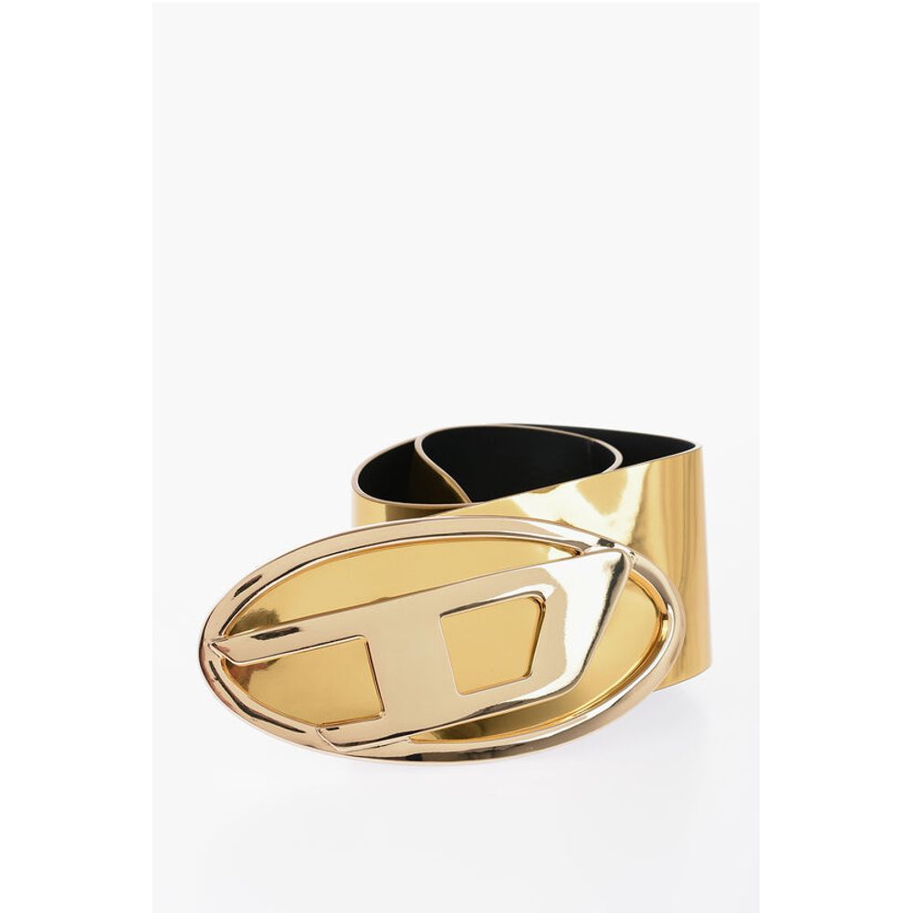 Diesel B-1DR 80 Oval Belt with Mirror Effect