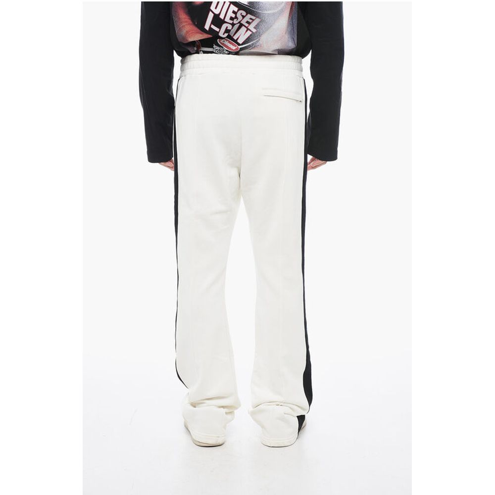 Diesel Brushed Cotton P-ZAMPER Pants With Contrasting Bands
