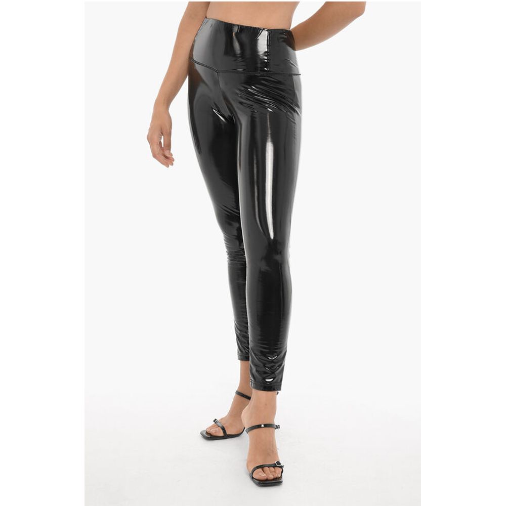 AllSaints Vinyl CORA Pants with Drawstring Waist