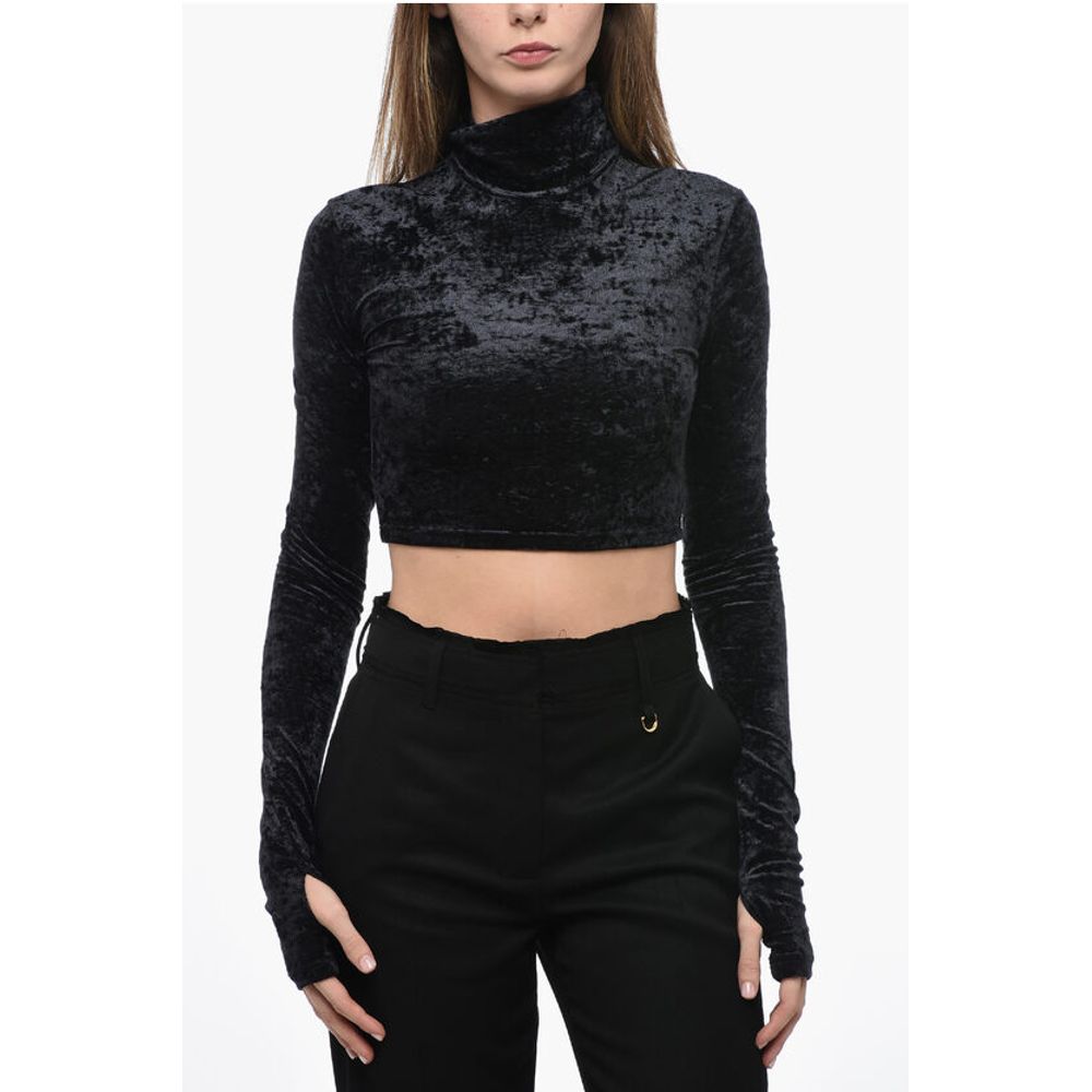 The Andamane Long Sleeved Velvet Top