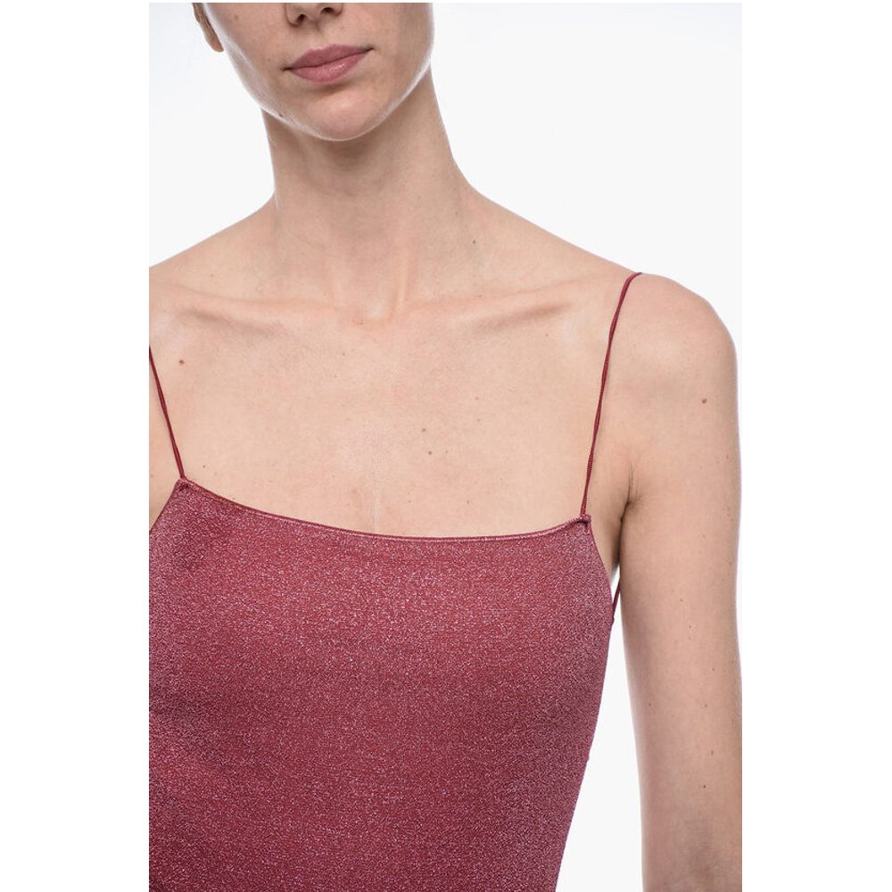 Oséree Lurex One-Piece Swimsuit with Sel-Tie Details