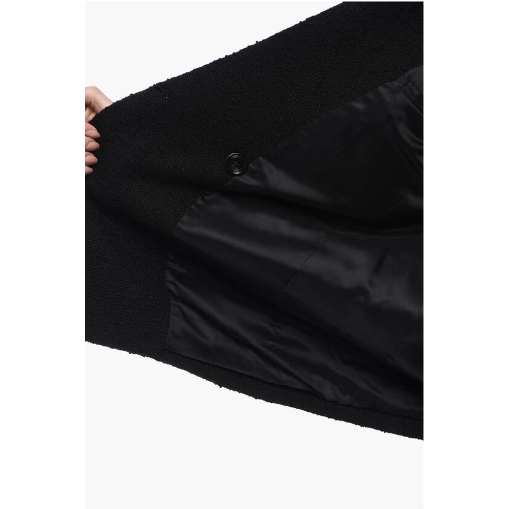 Amiri Double-breasted Tweed Cotton Blend Blazer