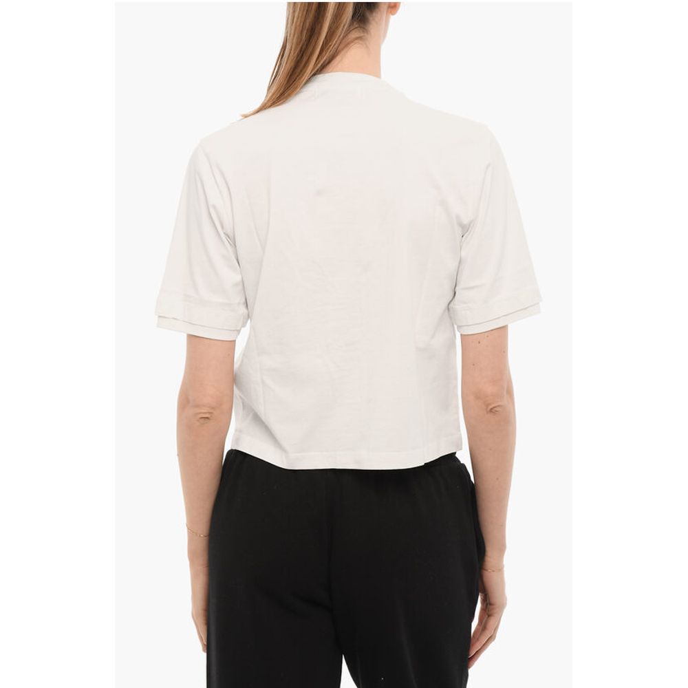 Ambush Solid Color STOPPERS Crew-neck T-Shirt with Removable Chain
