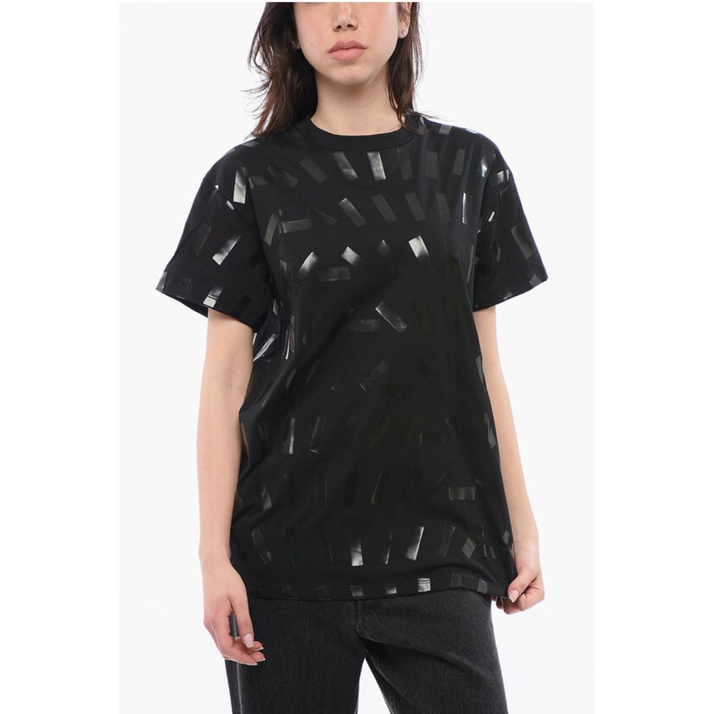 Maison Margiela MM0 Printed Cotton Crew Neck T-Shirt