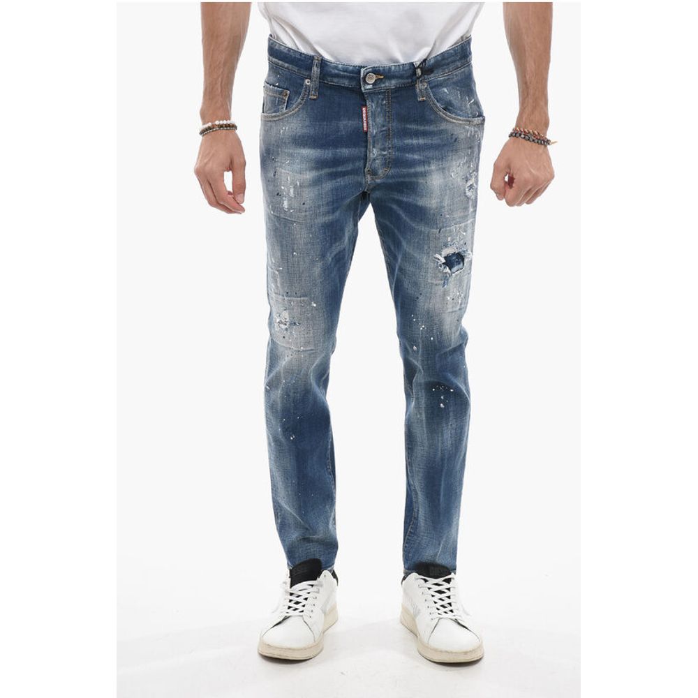 Dsquared² Delavé Skater Denims with Rhinestone Application
