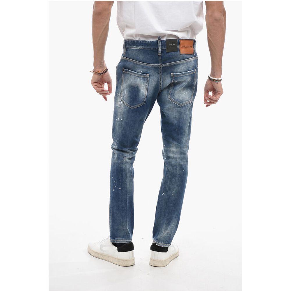 Dsquared² Delavé Skater Denims with Rhinestone Application
