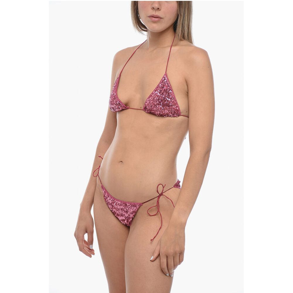 Oséree Sequined Triangle Bikini