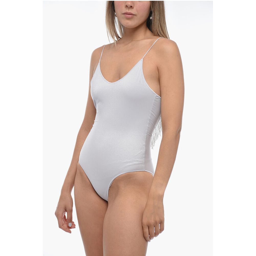 Oséree Glitter Effect One-Piece Swimsuit With Beads