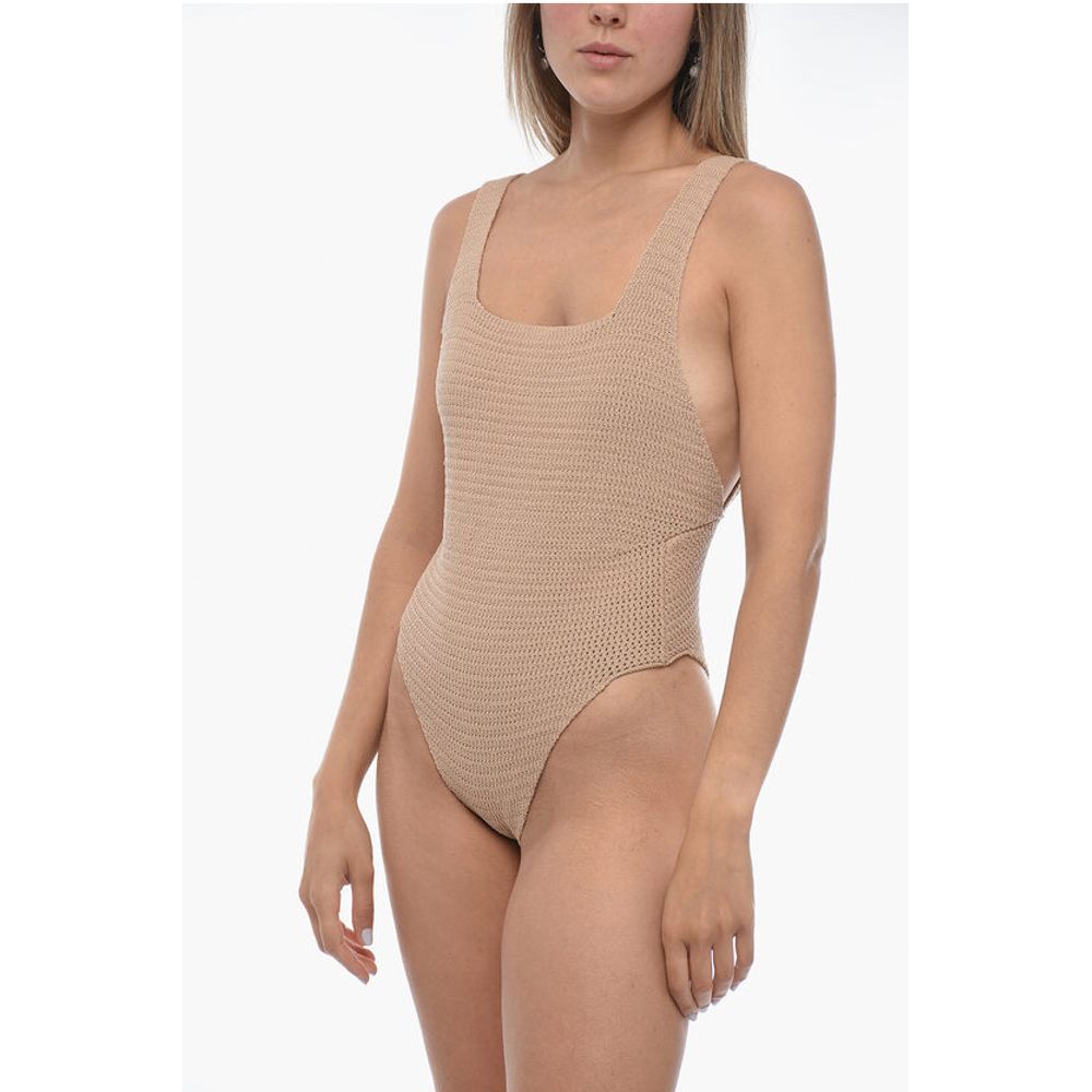 Elou Solid Color Crochet MAYA One Piece Swimsuit
