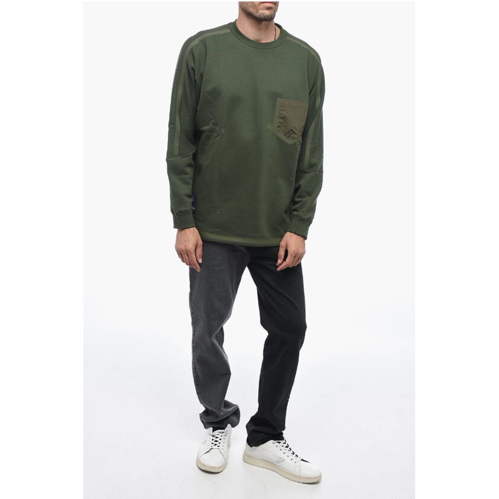 Paul & Shark WHITE MOUNTAINEERING Brushed Cotton Crew-neck Sweatshirt wit