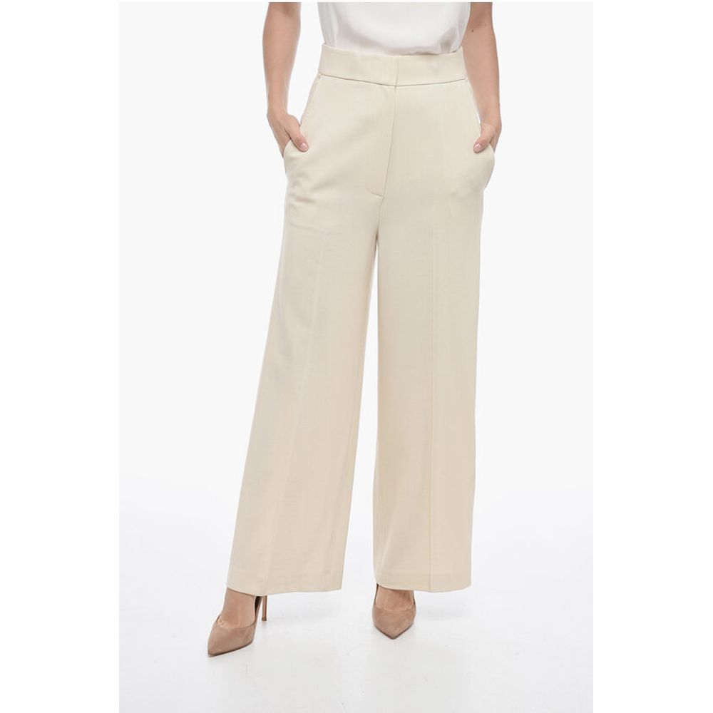 Khaite 4 Pocket Cropped Fit Wool Blend Pants