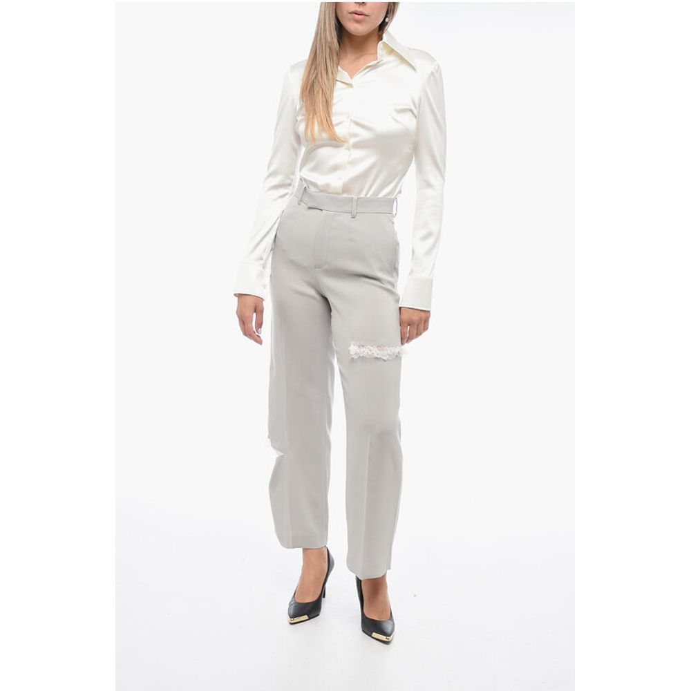 Undercover 4 Pocket Cut-out Pants with Lace Details