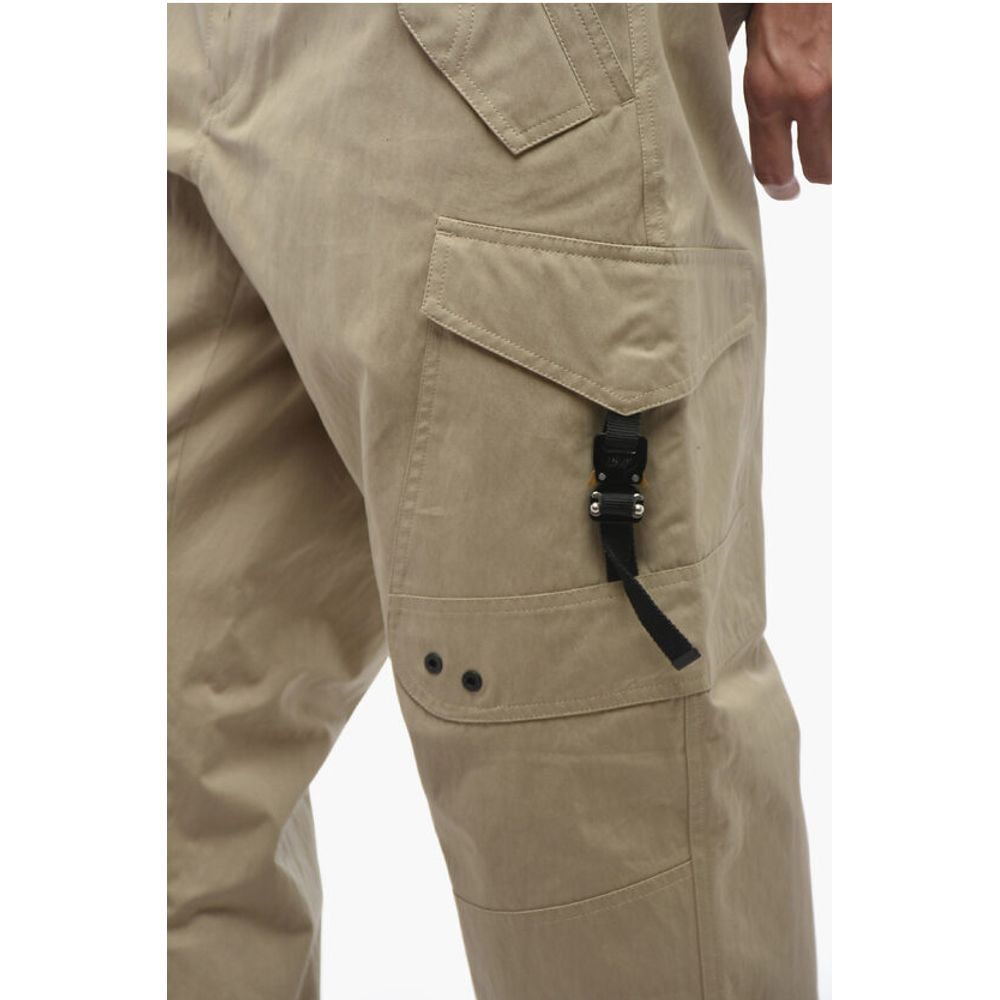Dior Cotton Blend Cargo Pants with Safety Details