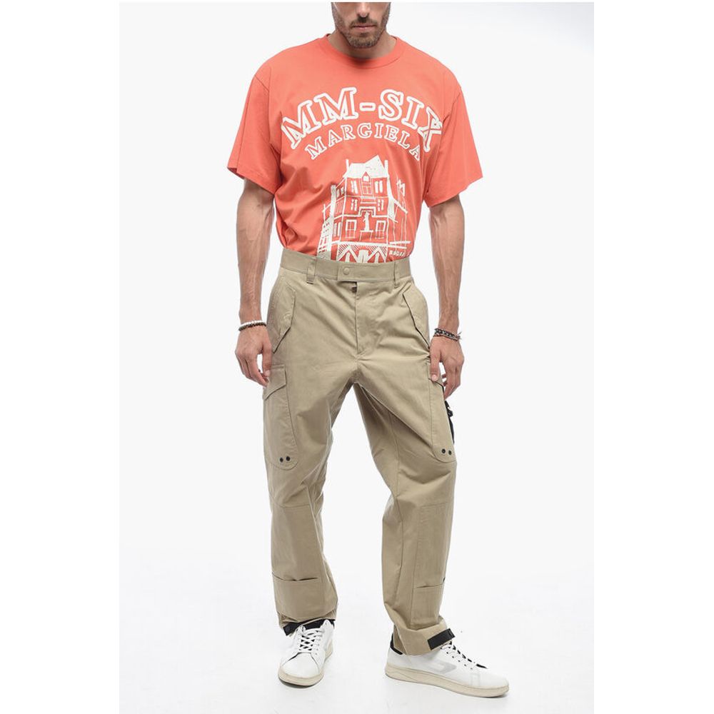 Dior Cotton Blend Cargo Pants with Safety Details