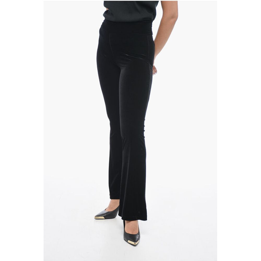 Dont At Me Label Stretch Chenille Bootcut Pants
