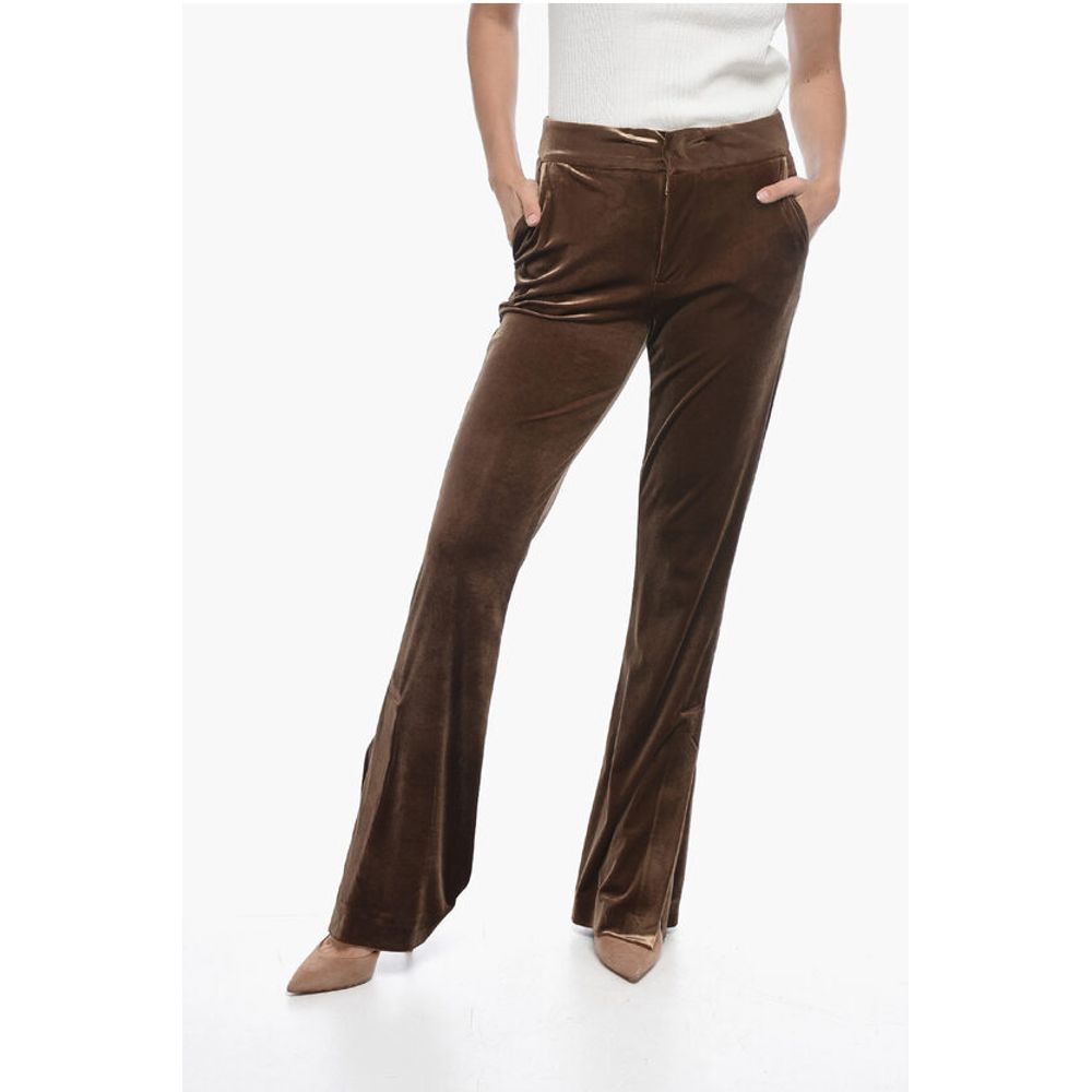 Dont At Me Label 4 Pocket Chenille Pants with Ankle Splits