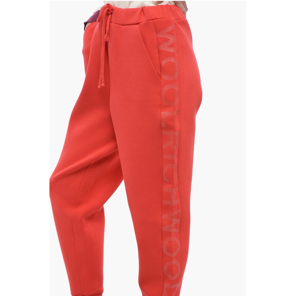 Woolrich Logo print BONDED Joggers